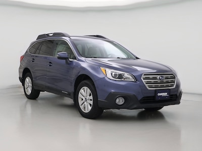 Blue 2017 Subaru Outback 2.5I Premium