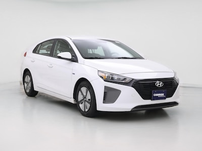 White 2018 Hyundai Ioniq Hybrid Blue