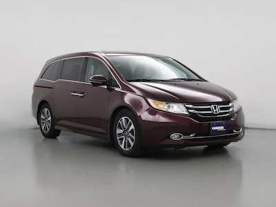Red 2015 Honda Odyssey Touring