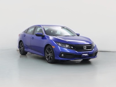 Blue 2019 Honda Civic Sport