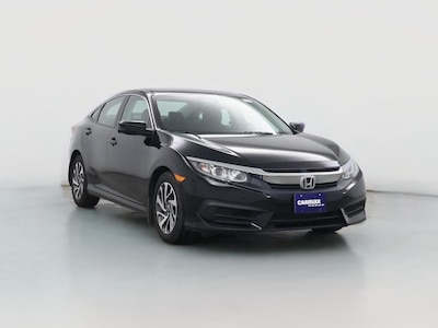 Black 2017 Honda Civic EX