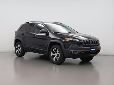 Black 2016 Jeep Cherokee Trailhawk