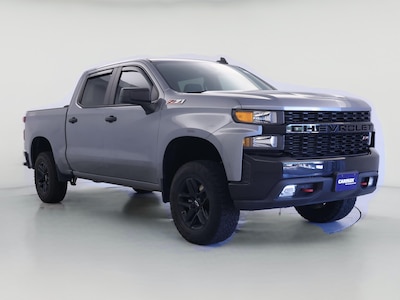 Gray 2021 Chevrolet Silverado 1500 Custom Trail Boss