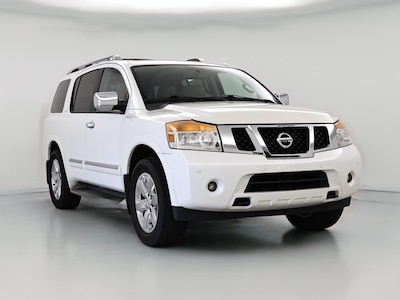 White 2014 Nissan Armada Platinum