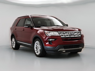 Red 2019 Ford Explorer XLT