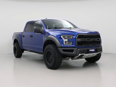 Blue 2018 Ford F150 SVT Raptor