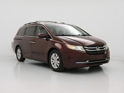 Red 2014 Honda Odyssey EX-L