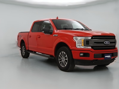 Red 2018 Ford F150 XLT