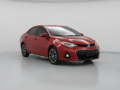 Red 2015 Toyota Corolla S Plus