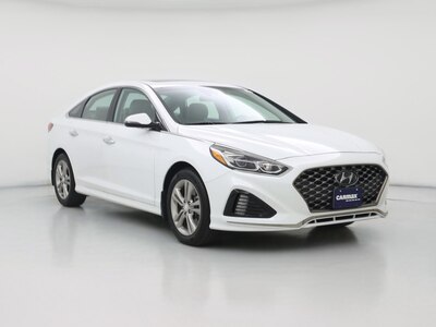 White 2019 Hyundai Sonata Limited