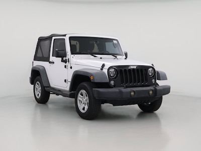 White 2015 Jeep Wrangler Sport