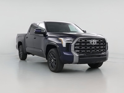 Blue 2024 Toyota Tundra Platinum