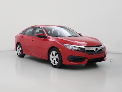 Red 2018 Honda Civic LX