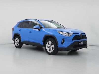 Blue 2019 Toyota RAV4 XLE