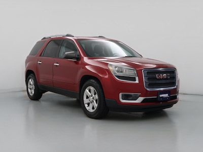 Red 2013 GMC Acadia SLE