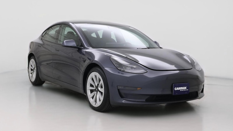 2022 Tesla Model 3 Long Range Hero Image