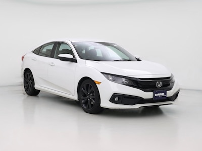 White 2019 Honda Civic Sport