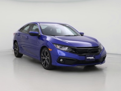 Blue 2019 Honda Civic Sport