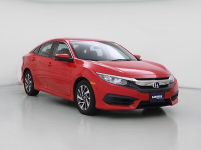 Red 2016 Honda Civic EX