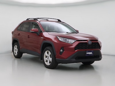 Red 2019 Toyota RAV4 Hybrid XLE