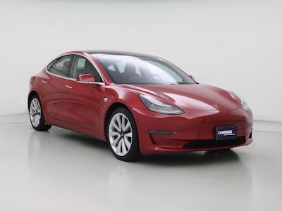 Red 2020 Tesla Model 3 Performance