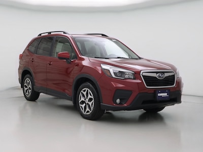 Red 2021 Subaru Forester Premium