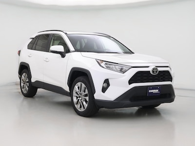 White 2019 Toyota RAV4 XLE Premium