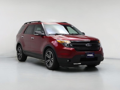 Red 2014 Ford Explorer Sport