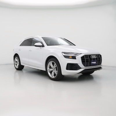White 2019 Audi Q8 Premium Plus