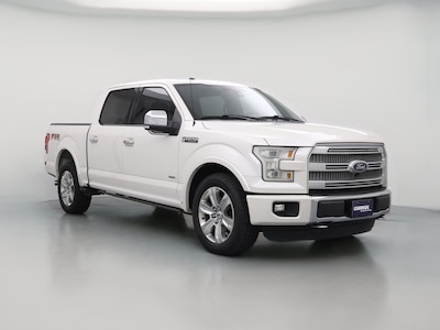 White 2016 Ford F150 Platinum
