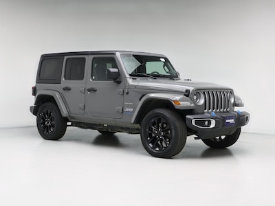 Gray 2023 Jeep Wrangler 4XE PHEV Unlimited Sahara