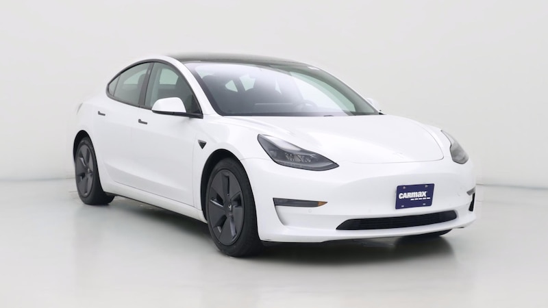 2021 Tesla Model 3 Long Range Hero Image