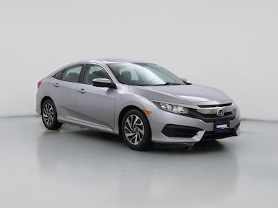 Silver 2017 Honda Civic EX