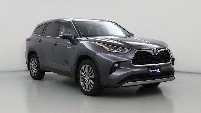 2021 Toyota Highlander Platinum Hero Image