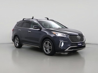 Blue 2017 Hyundai Santa Fe Limited Ultimate
