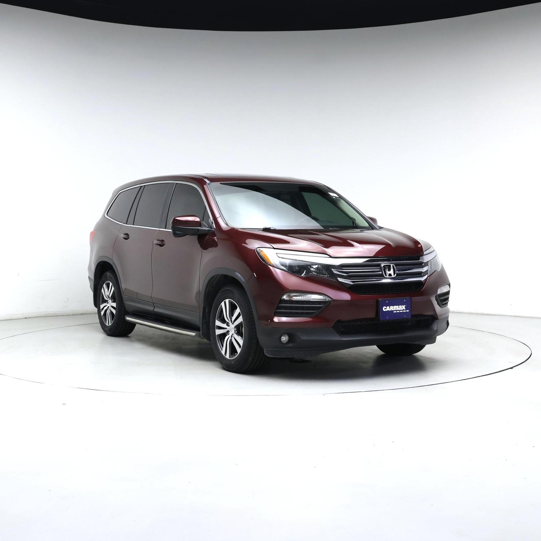 Red (Burgundy) 2018 Honda Pilot SUV / Crossover Front-Wheel Drive Automatic