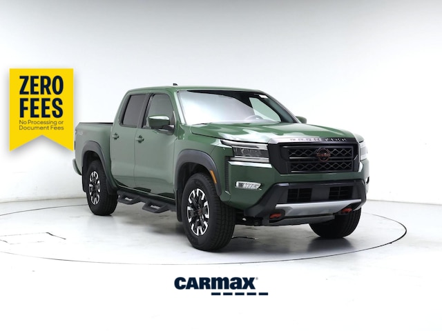 Green 2022 Nissan Frontier Pickup Truck Four-Wheel Drive Automatic