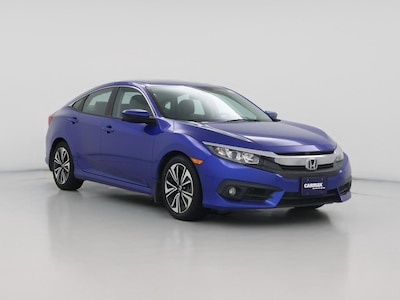 Blue 2017 Honda Civic EX-L
