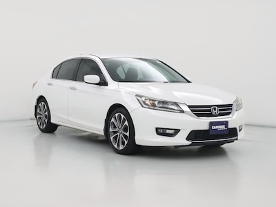 White 2015 Honda Accord Sport