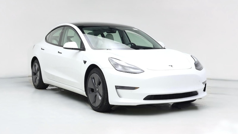 2021 Tesla Model 3 Long Range Hero Image