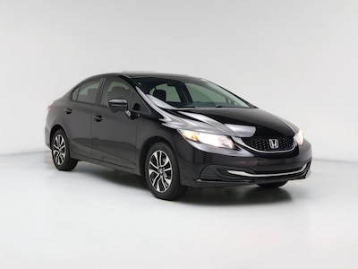Black 2015 Honda Civic EX