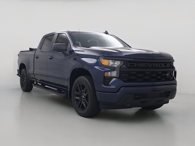 Blue 2023 Chevrolet Silverado 1500 Custom