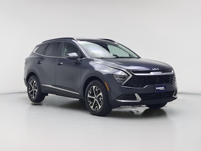Gray 2025 Kia Sportage Hybrid EX