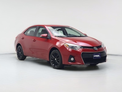 Red 2016 Toyota Corolla S Plus