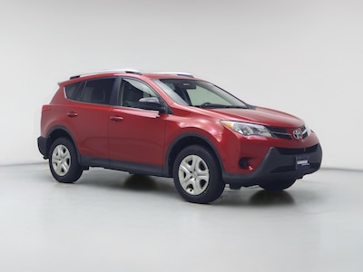 Red 2013 Toyota RAV4 LE