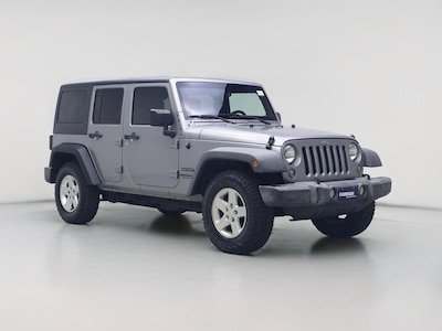 Silver 2015 Jeep Wrangler Unlimited Sport
