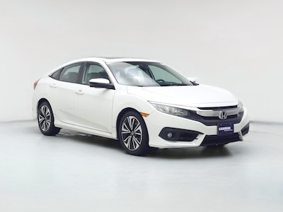 White 2016 Honda Civic EX-T