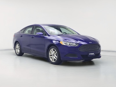 Blue 2014 Ford Fusion SE