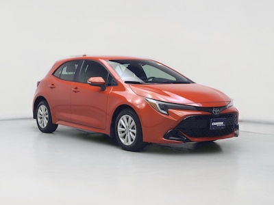 Orange 2023 Toyota Corolla Hatchback SE