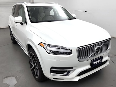 White 2022 Volvo XC90 Recharge PHEV T8 Inscription Expression